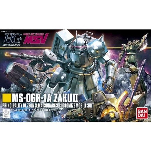 [2577498] HGUC Gundam UC - MS-06R-1A Zaku-II (Shin Matsunaga Customize Mobile Suit)