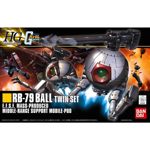 [2580047] HGUC Gundam - RB-79 Ball Twin set