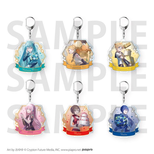 [2589412] (PO) Hatsune Miku Happy 16th Birthday -Dear Creators- Surprise Party Trading Acrylic Key Chain [BOX]