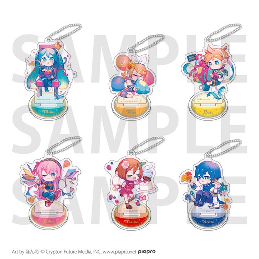 [2589429] (PO) Hatsune Miku Happy 16th Birthday -Dear Creators- Surprise Party Trading Mini Character Acrylic Key Chain [BOX]