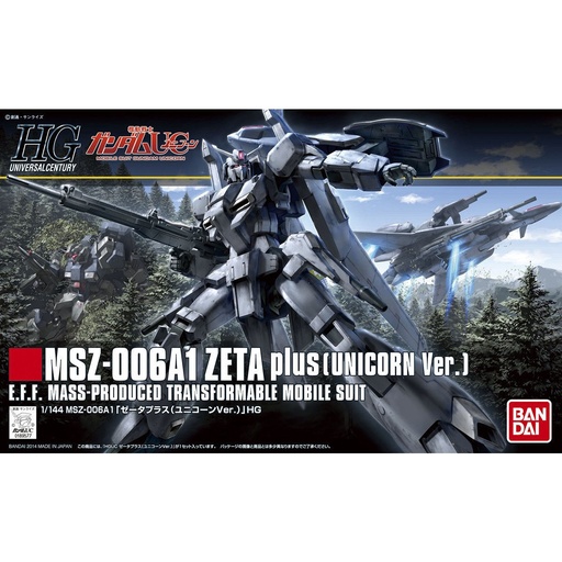 [2604026] HGUC Gundam UC - MSZ-006A1 ZETA Plus (Unicorn ver.)