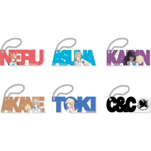[0117976] (PO) Blue Archive Trading Original Illustration Acrylic Block Key Chain 3.5th Anniversary POP UP STORE [BOX]
