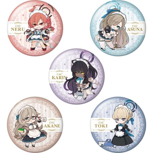 [0118164] (PO) Blue Archive Trading Mini Character Can Badge Vol. 1 3.5th Anniversary POP UP STORE [BOX]