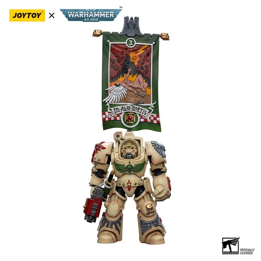 [0379176] Joytoy Warhammer 40k - Dark Angels Deathwing Ancient with Company Banner (JT9176)