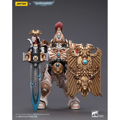 [0379343] Joytoy Warhammer 40k - Adeptus Custodes Solar Watch Custodian Guard with Sentinel Blade and Praesidium Shield (JT9343)