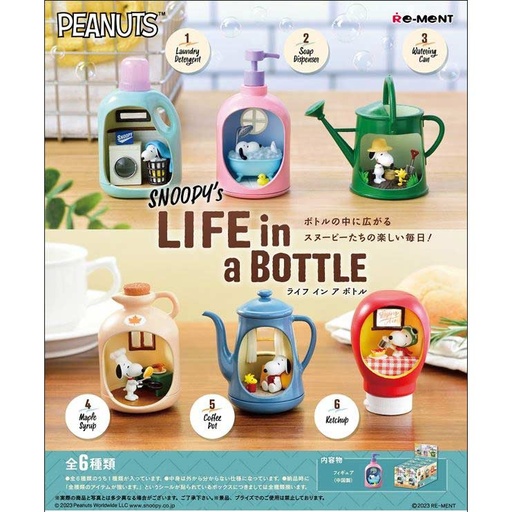 [1251097] Peanuts Snoopy's LIFE in a BOTTLE [BOX]